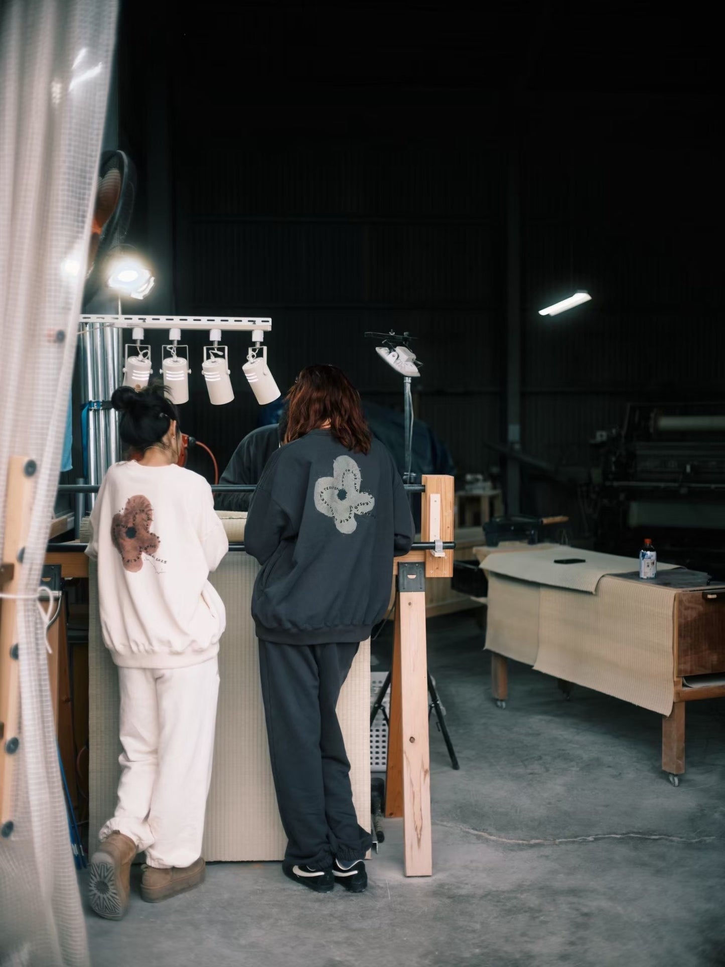Irosabi Washi-Cream Sweatpants