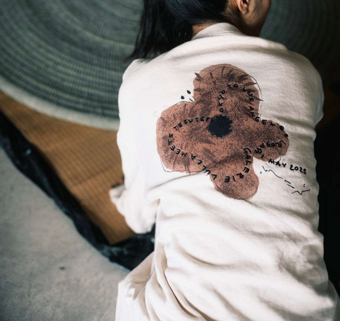 Irosabi Washi-Cream Sweatshirt