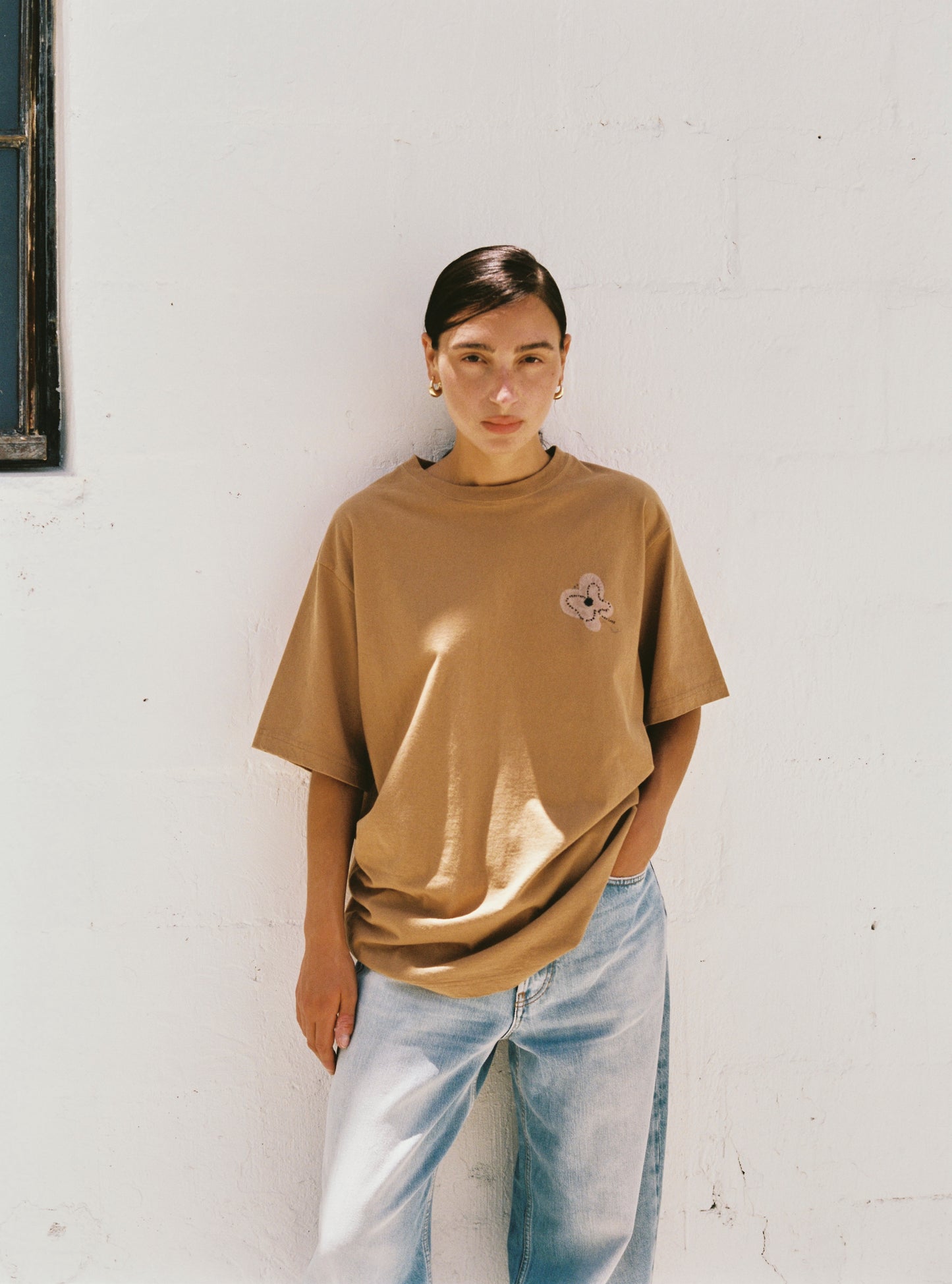 Irosabi Kakishibu-Burnt Orange Tee