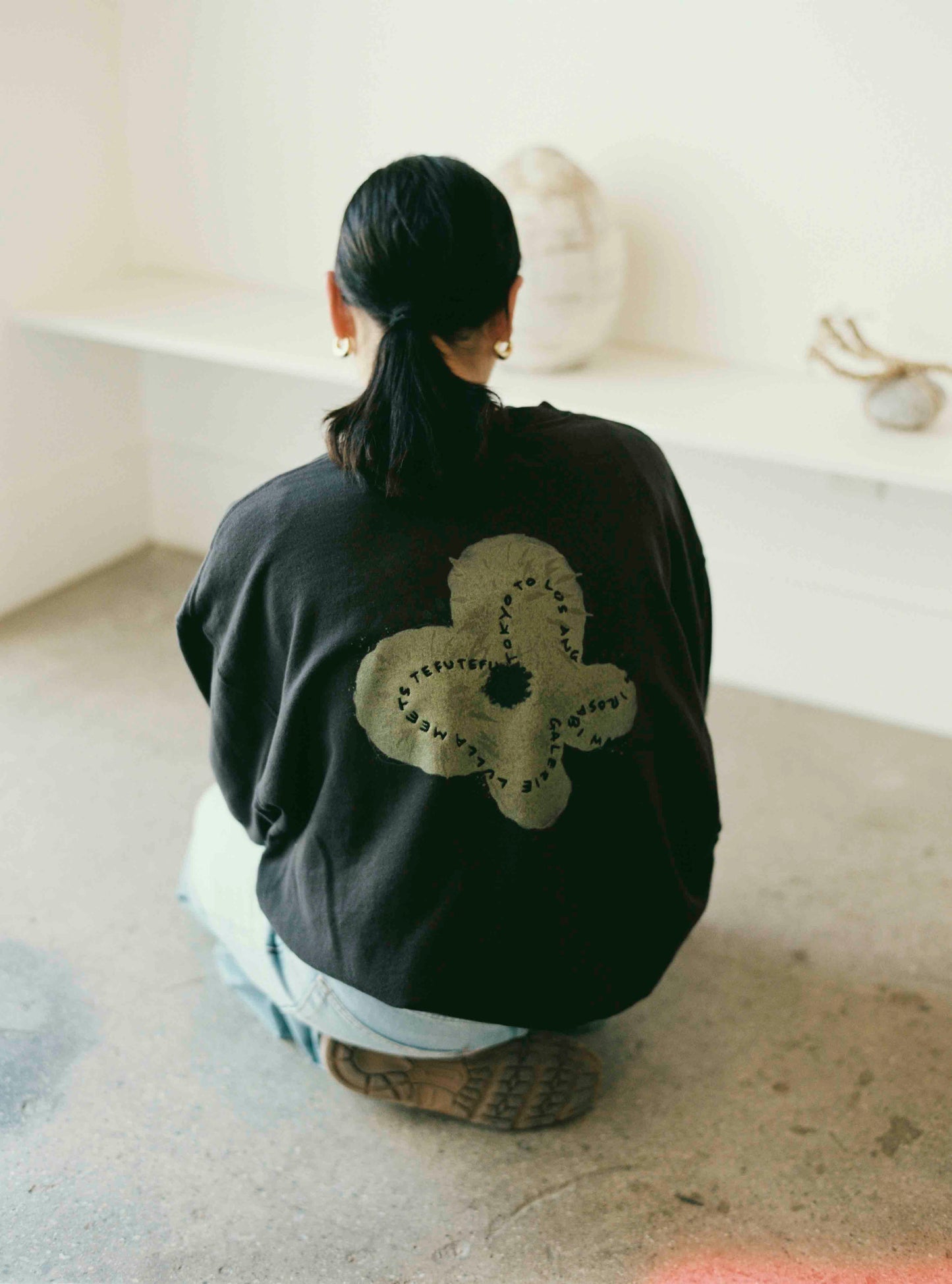 Irosabi Sumi-Charcoal Sweatshirt