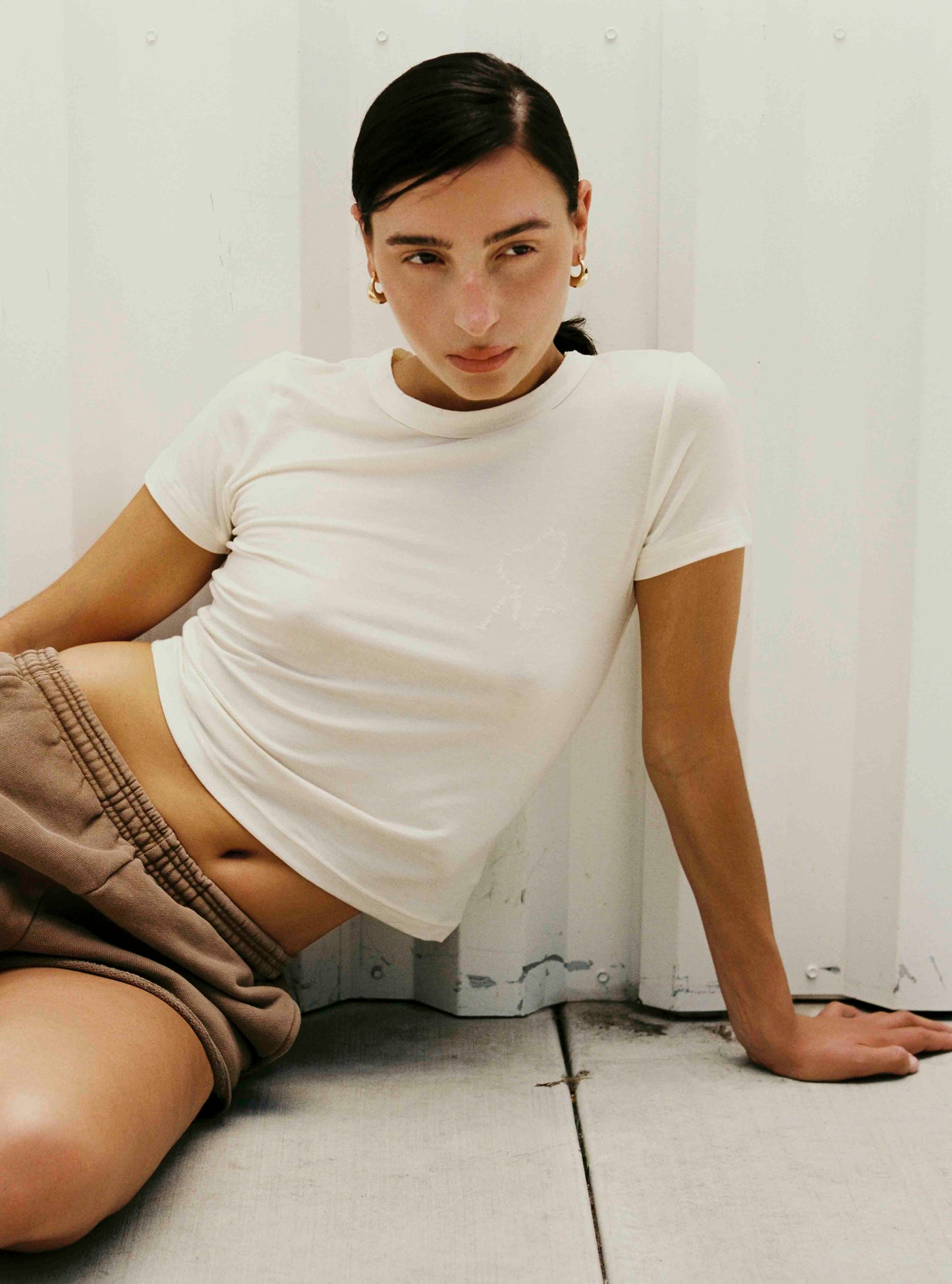 Irosabi Washi-Cream Baby Tee