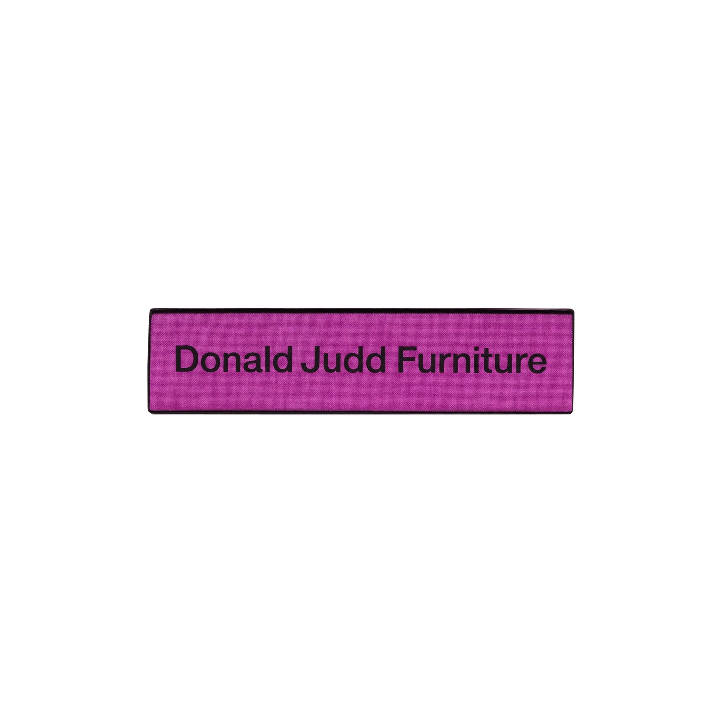 Donald Judd Furniture