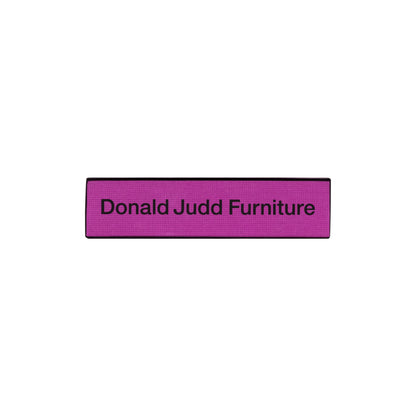 Donald Judd Furniture