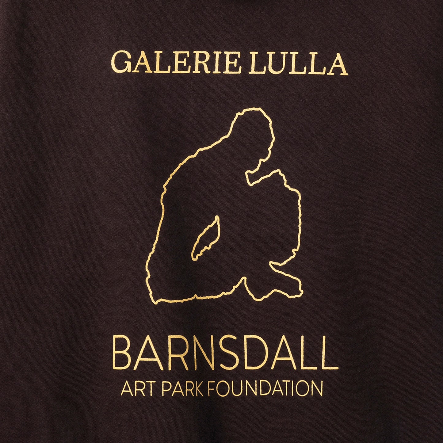 BAPF x Galerie Lulla Brown Hoodie