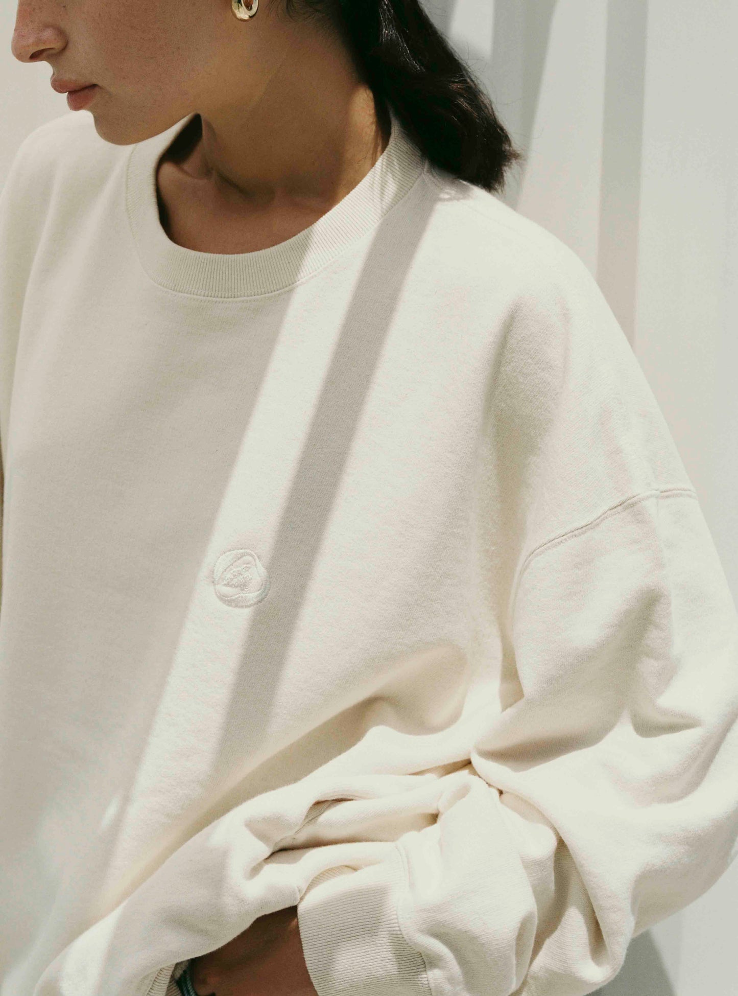 Irosabi Washi-Cream Sweatshirt